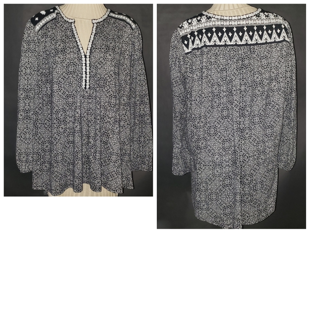 Lucky Brand blouse sz 3X
